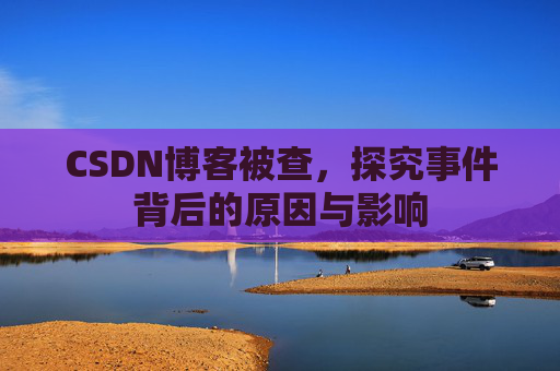 CSDN博客被查，探究事件背后的原因与影响